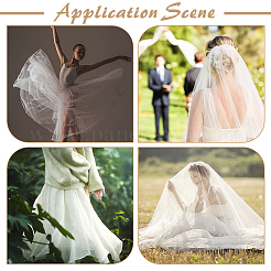 Сетчатая ткань из полиэстера&nbsp;DIY-WH20009-40A