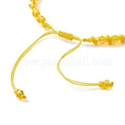 Bracciali con perline di vetro con vernice da forno&nbsp;BJEW-MZ00155