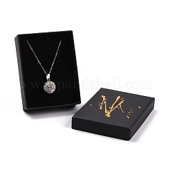 Коробки для упаковки ювелирных изделий из картона горячего тиснения CON-B007-01E