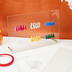 2 rechteckige Acryl-Nagelkunst-Anzeigetafel&nbsp;MRMJ-FH0001-62