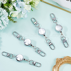 4 шт. прочные выдвижные застежки для брелка из сплава&nbsp;FIND-SC0016-49P