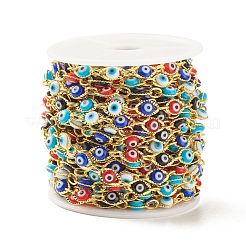 Латунные овальные звенья цепи CHC-E024-05G-01