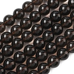 Природный дымчатый кварц нитей бисера&nbsp;G-C265-A01-10mm-02