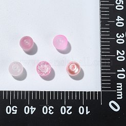 100шт прозрачные матовые стеклянные бусины нити&nbsp;GLAA-CJ0002-07