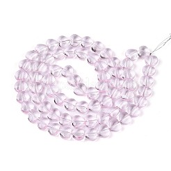 Peinture de cuisson perles de verre transparentes brins&nbsp;DGLA-N021-01B-04