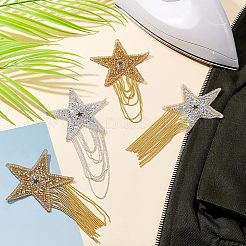 4 шт. 2 стиля эмалевых стразов DIY-FG0002-73