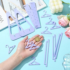 2-слойная акриловая стойка для хранения сережек в стиле вешалки&nbsp;ST-CJ0034-01A