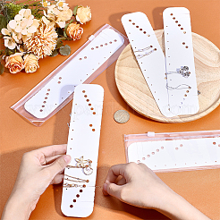 8 шт. ПВХ-карточки для демонстрации ожерелий с запутанными узорами&nbsp;NDIS-NB0001-10