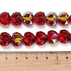 Гальванизируйте прозрачное стекло бисер нитей&nbsp;EGLA-B012-AB03