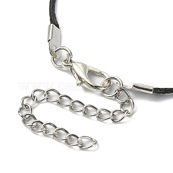 Ожерелье из стеклянной бутылки и сплава с подвеской в виде морского конька NJEW-FZ00014