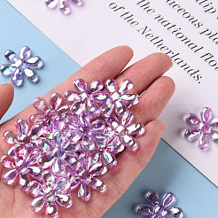 Прозрачные акриловые бусины&nbsp;TACR-S154-35C-935