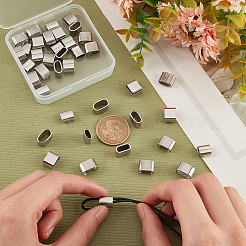 40 шт. 4-х видов проставочных бусин из нержавеющей стали 304 STAS-PH0004-68