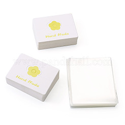 100 шт. прямоугольных прозрачных полипропиленовых целлофановых пакетов&nbsp;CDIS-TA0001-37A