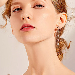 12 шт. латунные серьги-гвоздики&nbsp;KK-GO0001-81