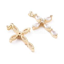 Латунные микро проложить кубического циркония подвески KK-F814-11G
