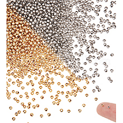 2000 шт. 2-х цветные бусины из нержавеющей стали 304 STAS-UN0050-61