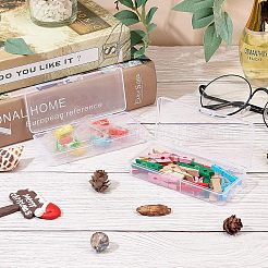 Прозрачные пластиковые бусины CON-WH0074-59