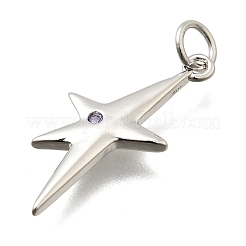 Латунные микро проложить кубического циркония подвески&nbsp;KK-Z093-19P