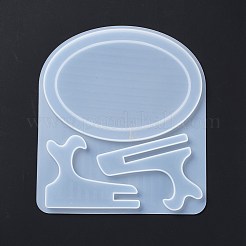 Овальные фоторамки дисплей силиконовые Молды&nbsp;DIY-I096-02