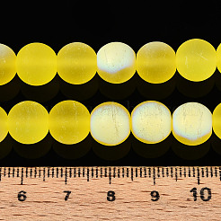 Матовые прозрачные стеклянные бусины&nbsp;LS-GLAA-T032-T10mm-MBB12