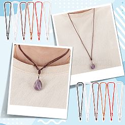 30 шт. 6 цвета регулируемые нейлоновые нити для изготовления ожерелий&nbsp;AJEW-PH01642