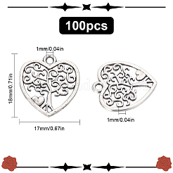 100 шт. Подвески из сплава в тибетском стиле&nbsp;FIND-SC0005-68