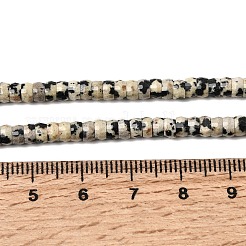 Stränge aus natürlichen dalmatinischen Jaspis-Heishi-Perlen&nbsp;G-A299-A12-01