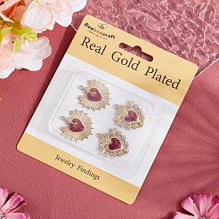 4 шт. 2 стиля эмалевых подвесок из нержавеющей стали 304&nbsp;STAS-BBC0006-97