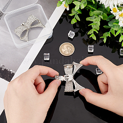 Украшения для обуви из сплава со стразами&nbsp;DIY-FG0003-79P