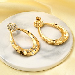 Серьги-гвоздики из нержавеющей стали 304&nbsp;EJEW-F361-23G