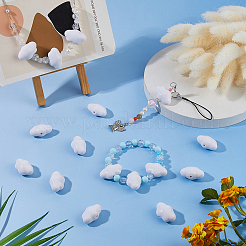 50 шт. Непрозрачные акриловые бусины&nbsp;OACR-DC0001-44