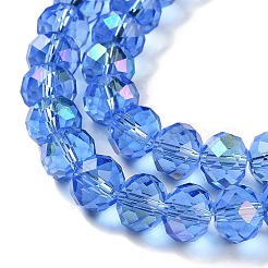 Гальванизируйте прозрачное стекло бисер нитей GLAA-D022-01