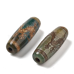 Тибетского стиля бусы дзи&nbsp;TDZI-E004-10