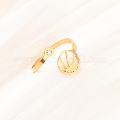 Открытые кольца манжеты из нержавеющей стали 304&nbsp;RJEW-D337-01B-G