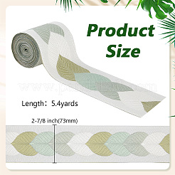 Nastro in poliestere jacquard a foglia da 5 m&nbsp;OCOR-WR0002-20A