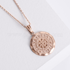 Винтажный панк нержавеющая сталь крест святого бенедикта медаль кулон ожерелья для женщин мужчин UW7244