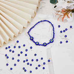 4 нить бусины лэмпворк ручной работы LAMP-DC0001-14