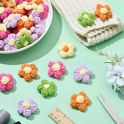 50 шт. 5 цвета хлопчатобумажные аксессуары для вязания вручную&nbsp;DIY-ME0001-44B