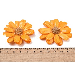Grands pendentifs en résine époxy et fleurs séchées&nbsp;RE-CBAAE94-01E