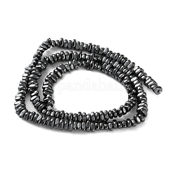 Гальванические нити из синтетических немагнитных гематитовых бусин&nbsp;G-I364-B01-02