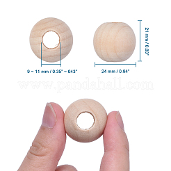 Незаконченные деревянные бусы X-WOOD-25-LF