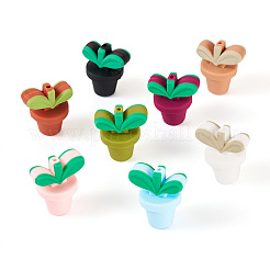 8 шт. 8-цветные листовые горшочки из пищевого экологически чистого силикона&nbsp;SIL-TA0002-14