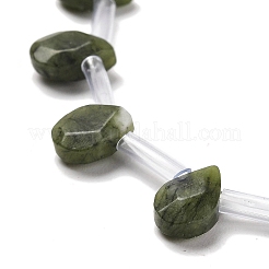 Натуральные китайские бусины из южного нефрита&nbsp;G-Q167-A21-02