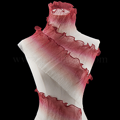 5 ярд полиэстеровой плиссированной кружевной ленты для отделки&nbsp;OCOR-GF0004-84F