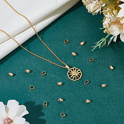 200 шт. латунные защелки на дужках KK-BBC0011-42