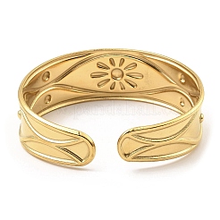 Браслеты-манжеты из нержавеющей стали 304&nbsp;BJEW-P302-08G