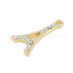 Подвески из сплава с микропаве из стразов&nbsp;FIND-K020-08G