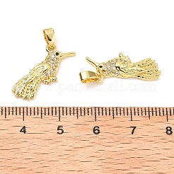 Pendentifs en laiton zircon cubique transparent&nbsp;KK-G533-07C-G