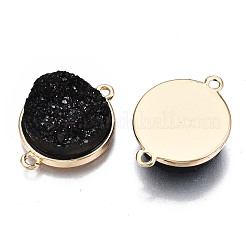 Соединители звеньев агата натурального друзы&nbsp;G-T131-86