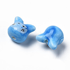 Фарфоровые бусины ручной работы PORC-T007-04A